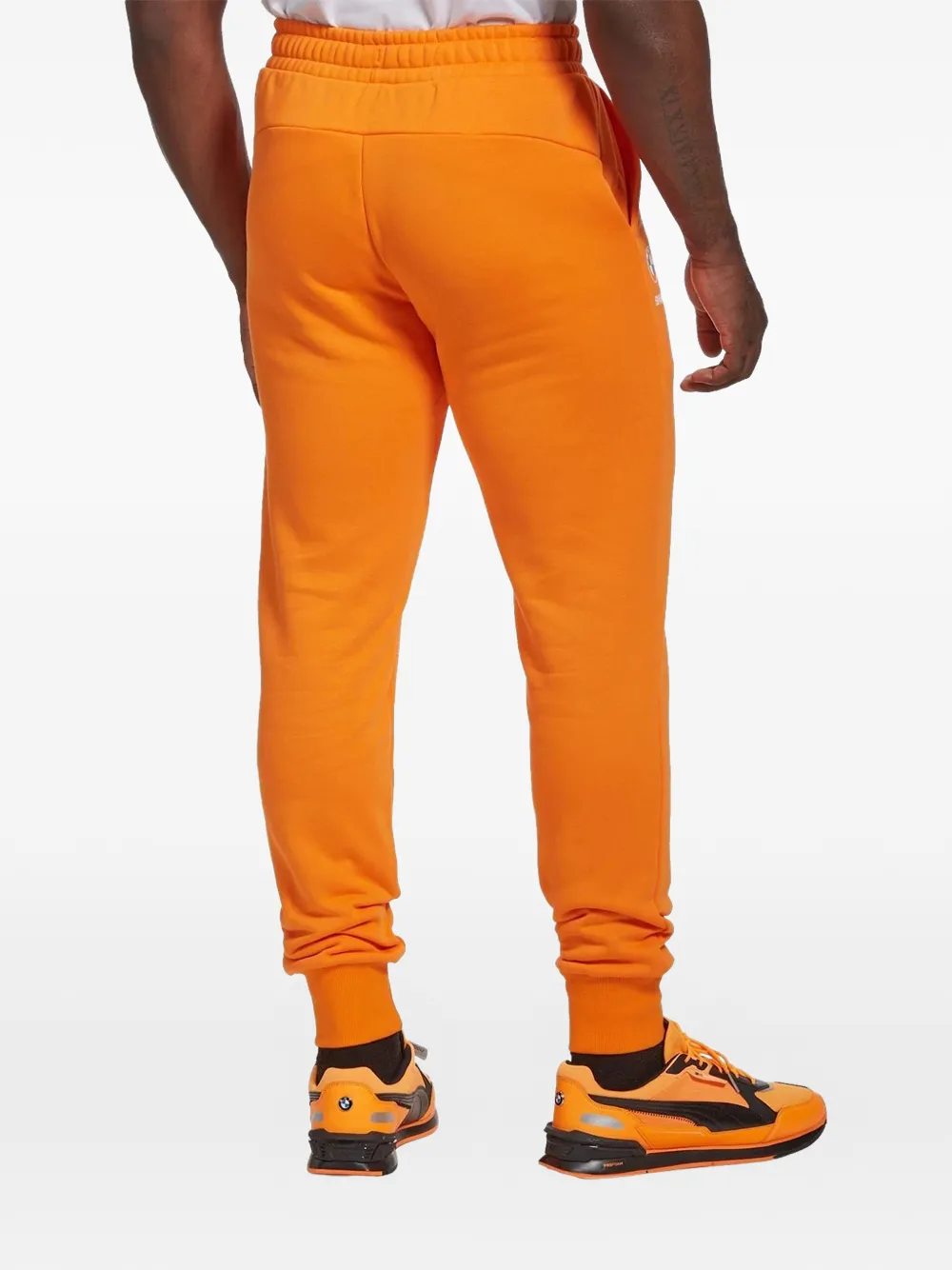 PUMA x BMW trainingsbroek met logodetail Oranje