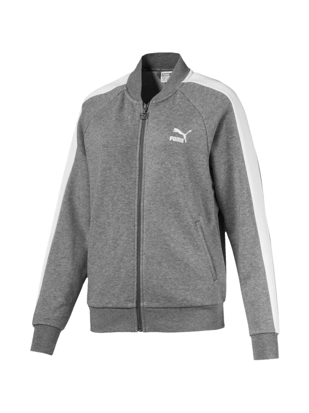 PUMA Camicia con zip - Grigio