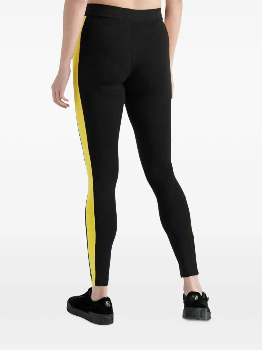  Puma Logo Side-stripe Leggings - Black 