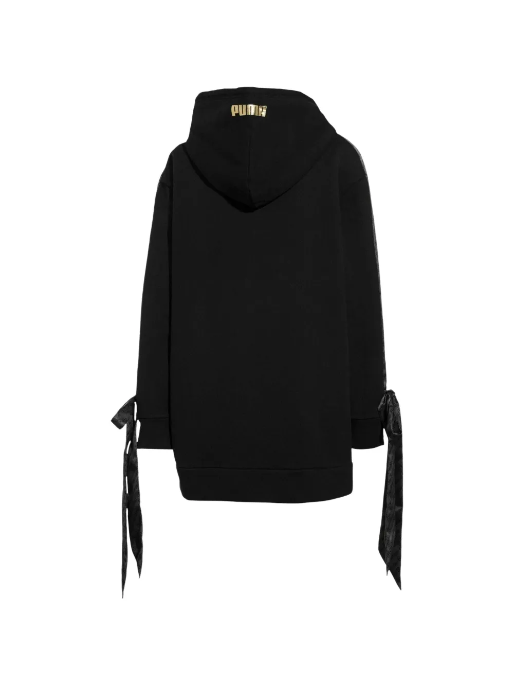 PUMA x Barbie hoodie met gestrikte mouwen en rits Zwart