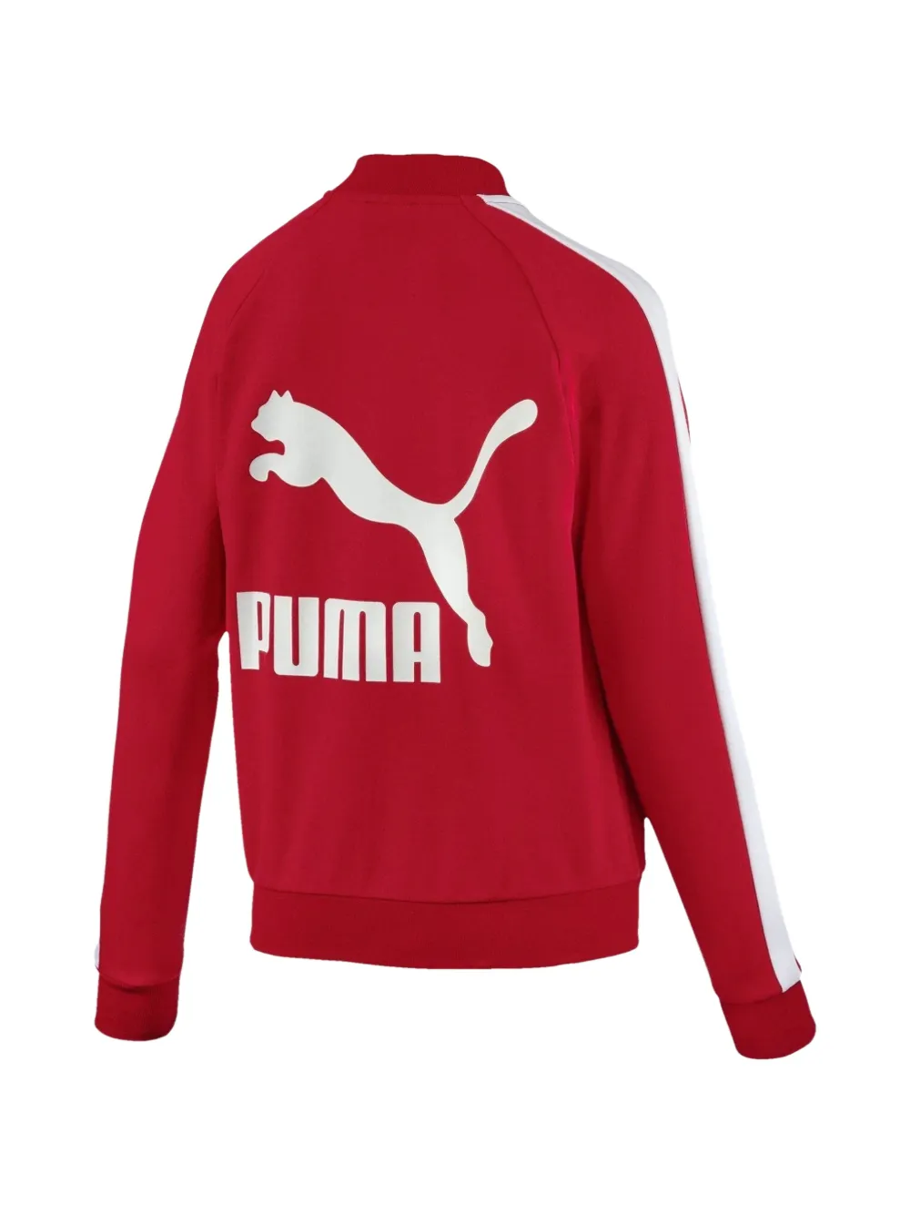  Puma Striped Zip-up Track Jacket - Red 
