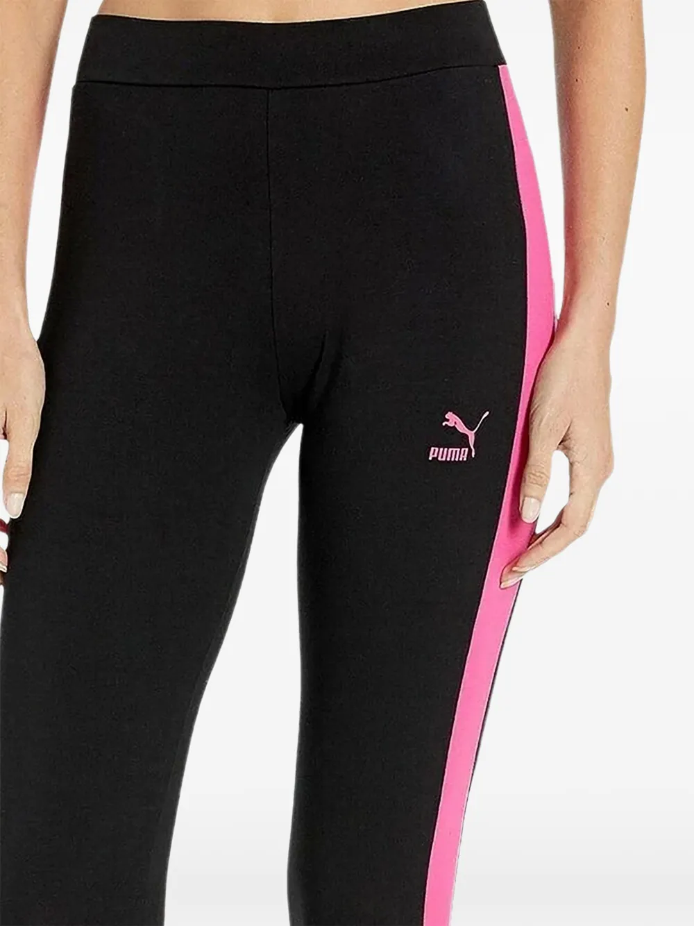 PUMA Legging met logostreep Zwart