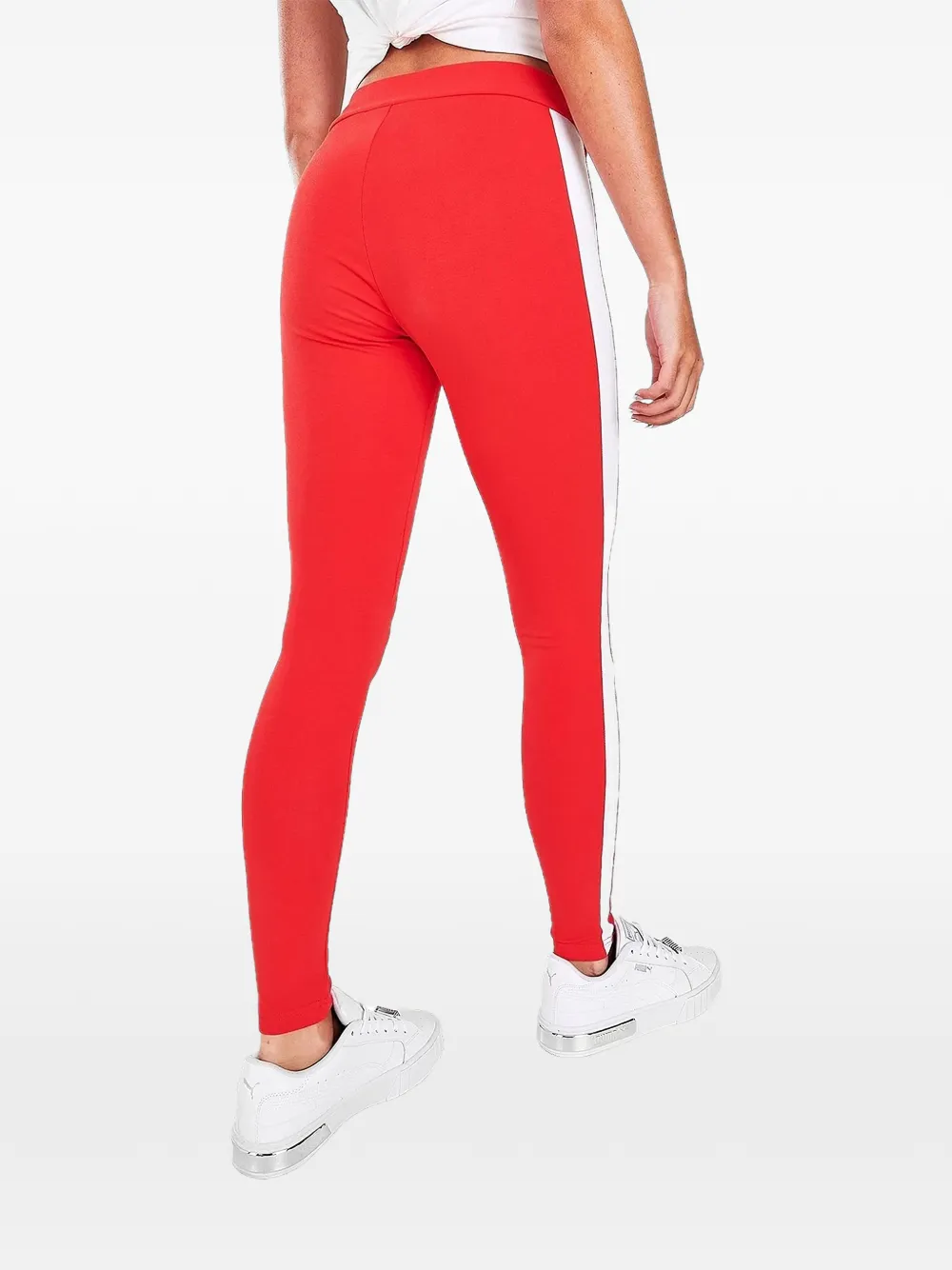  Puma Iconic T7 Logo Leggings - Red 