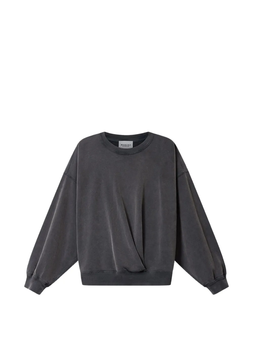 MARANT ÉTOILE crewneck twisted fleece - Grau