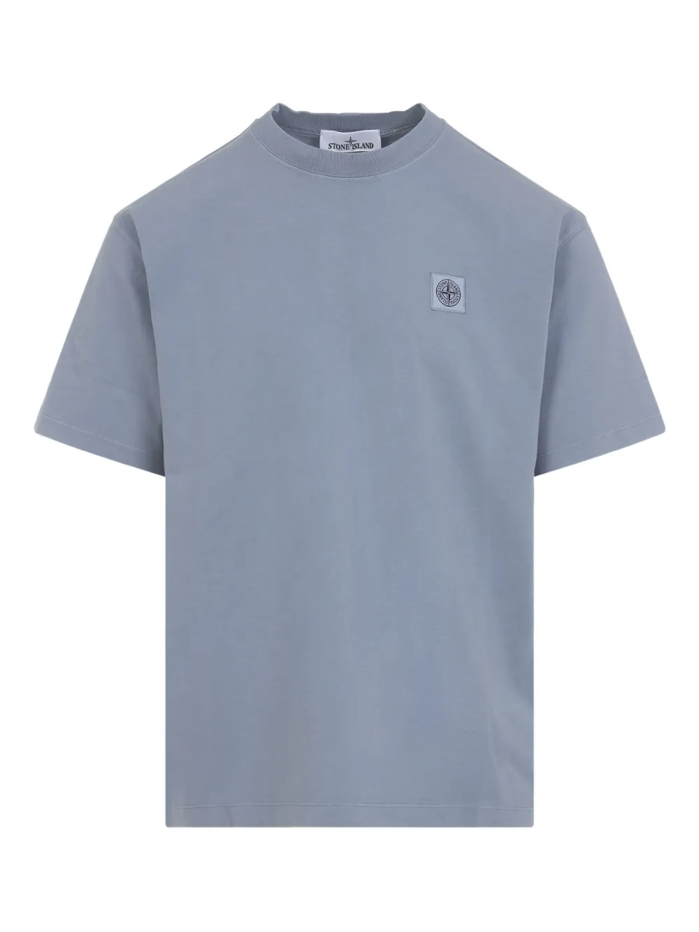 Stone Island logo-patch T-shirt - Blu