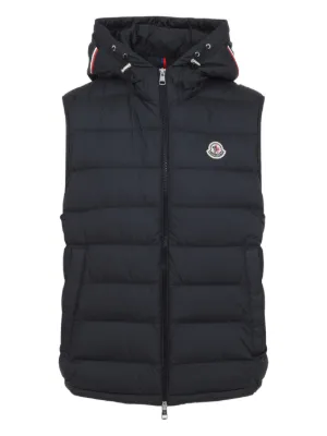 ジャケット・アウター MONCLER ALMAZ GILET MONCLER Almaz Logo-Appliquéd Two-Tone Quilted Shell Down Gilet for