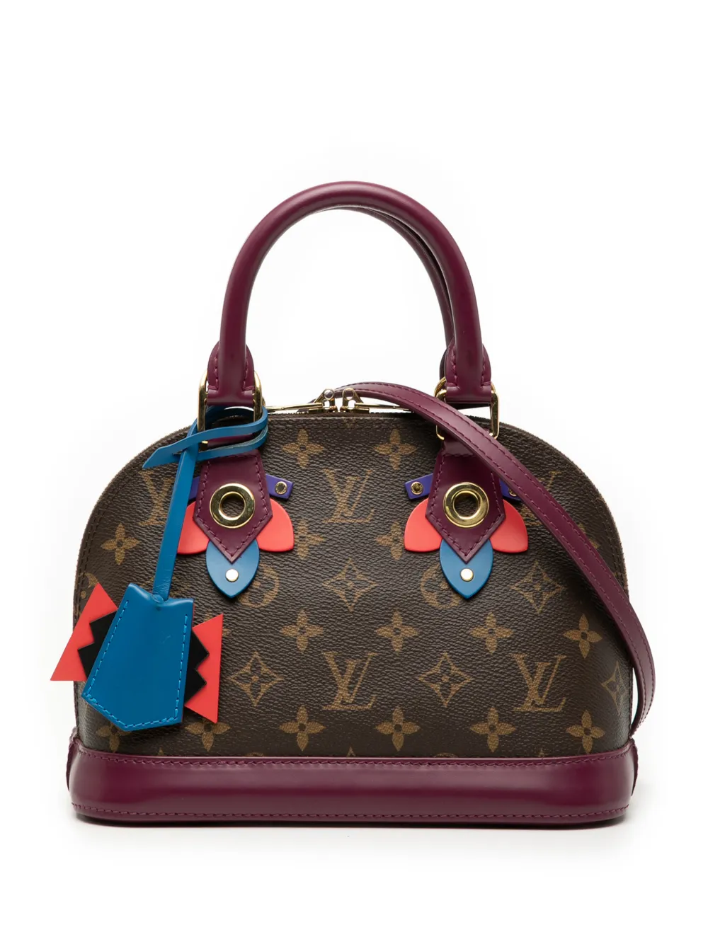 Louis Vuitton Pre-Owned 2015 Monogram Totem Alma BB satchel - Marrone
