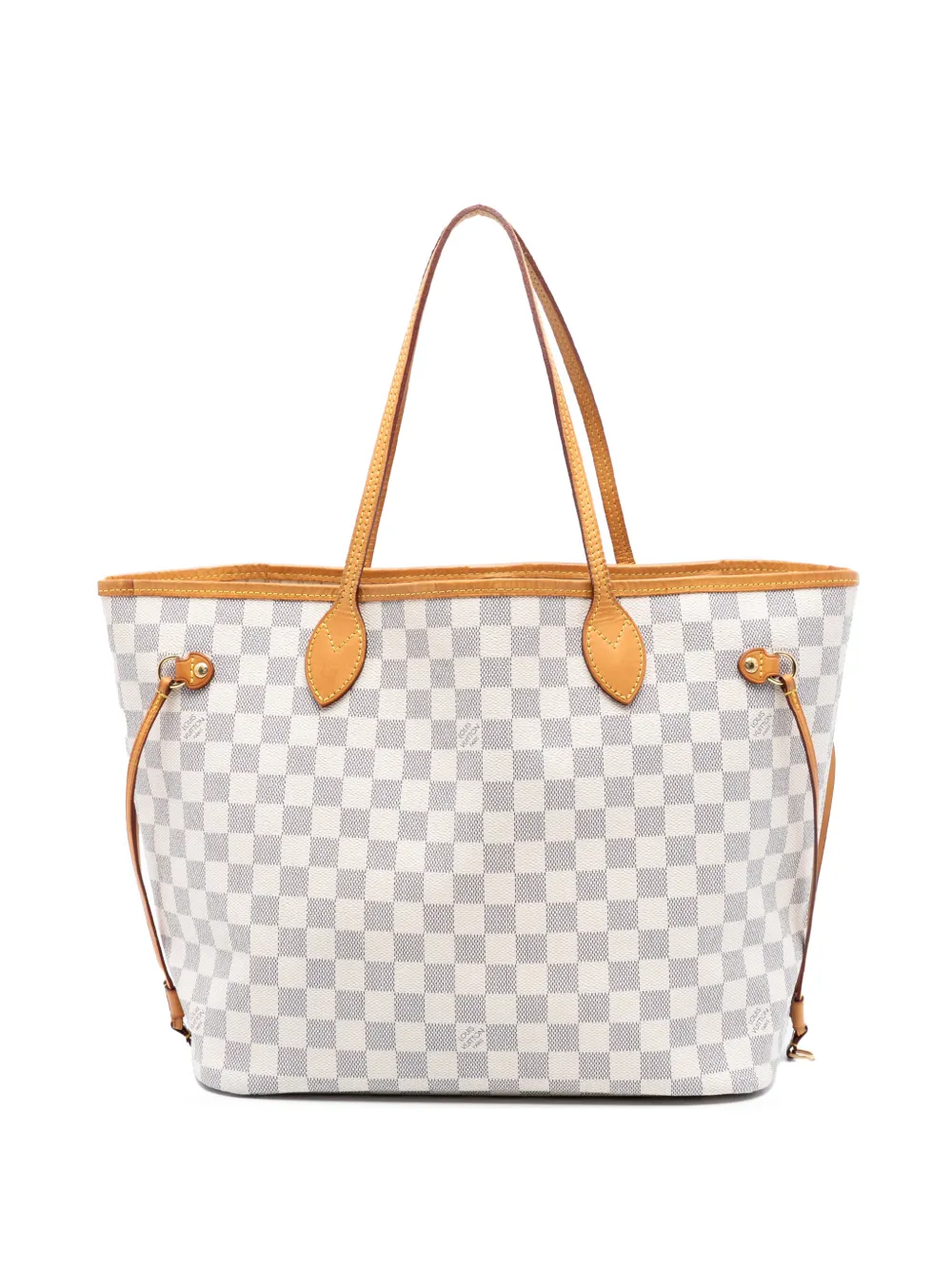 Louis Vuitton Pre-Owned 2014 Damier Azur Neverfull MM tote bag - Bianco