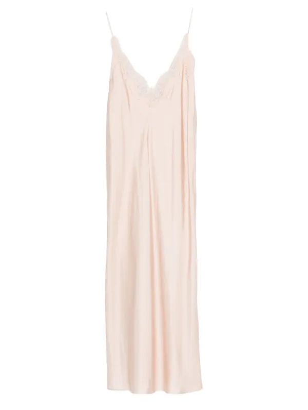 nude pink midi dress Paisley Tiered Midi Dress in Nude Pink X-Small