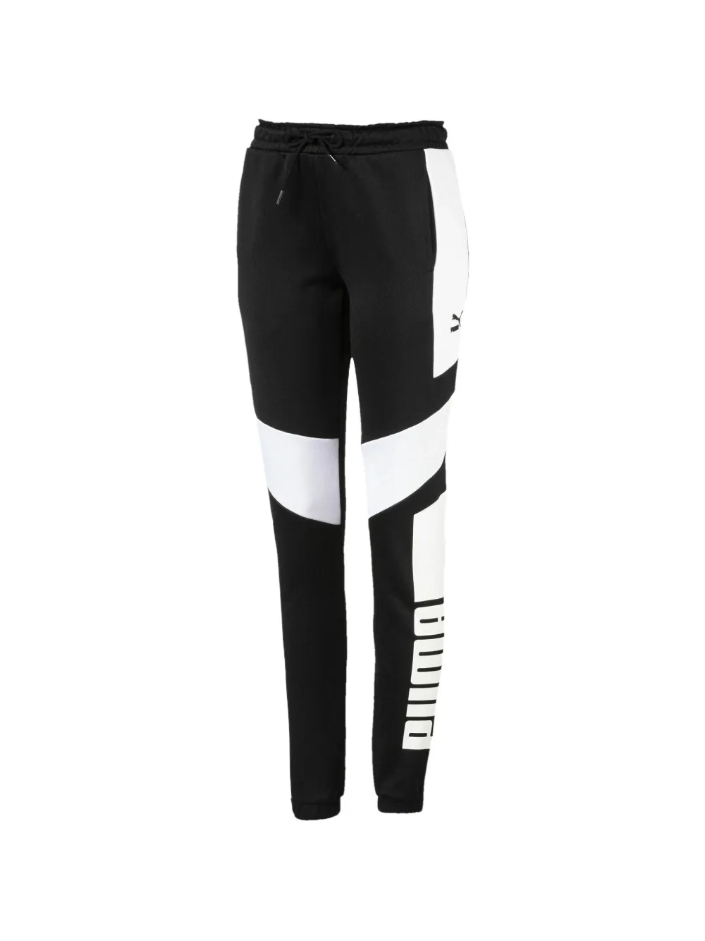 PUMA Pantaloni sportivi Archive T7 a righe - Nero