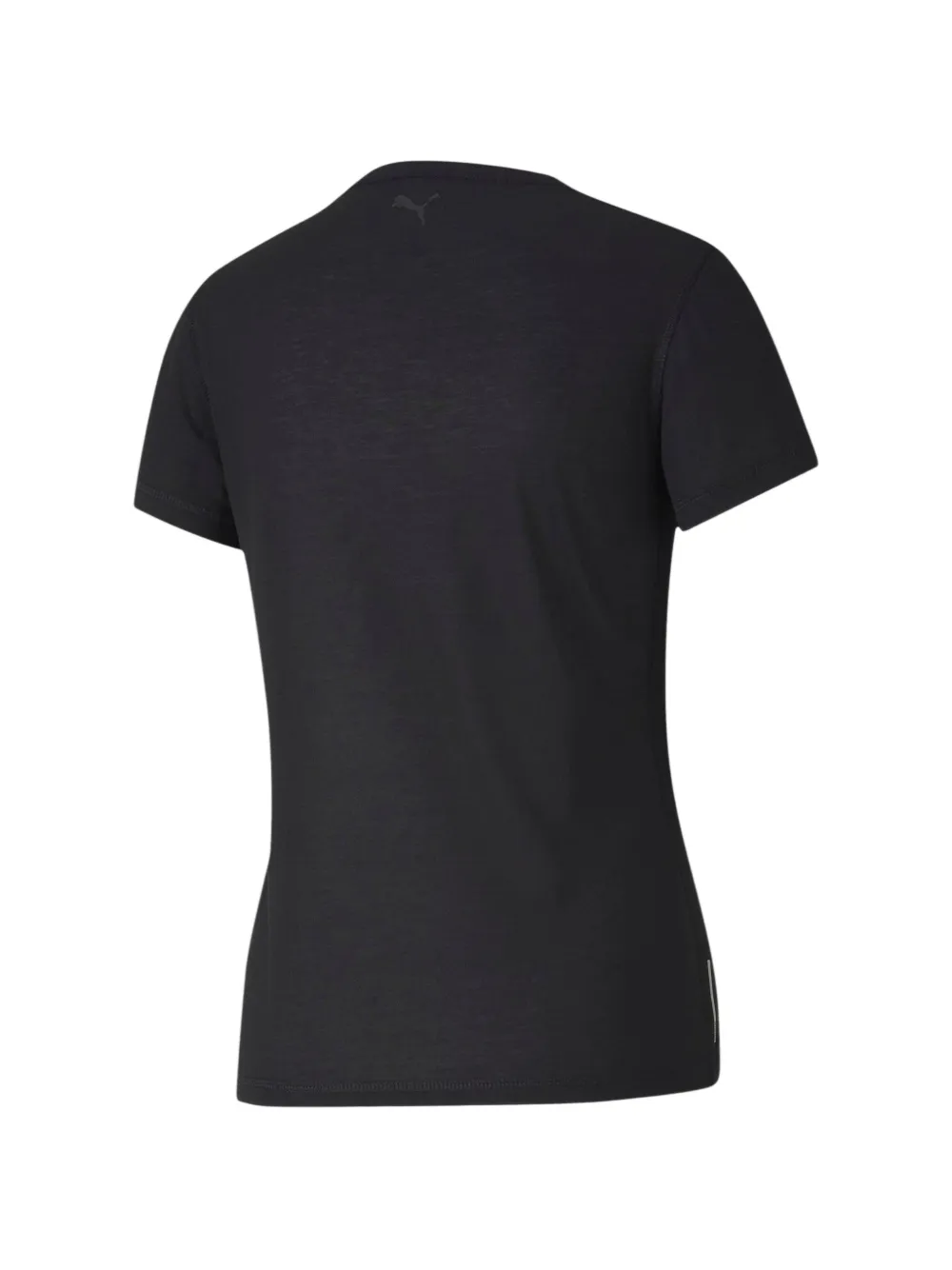 PUMA T-shirt met print en ronde hals Zwart