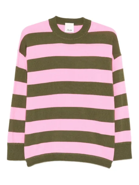 Allude striped-pattern sweater