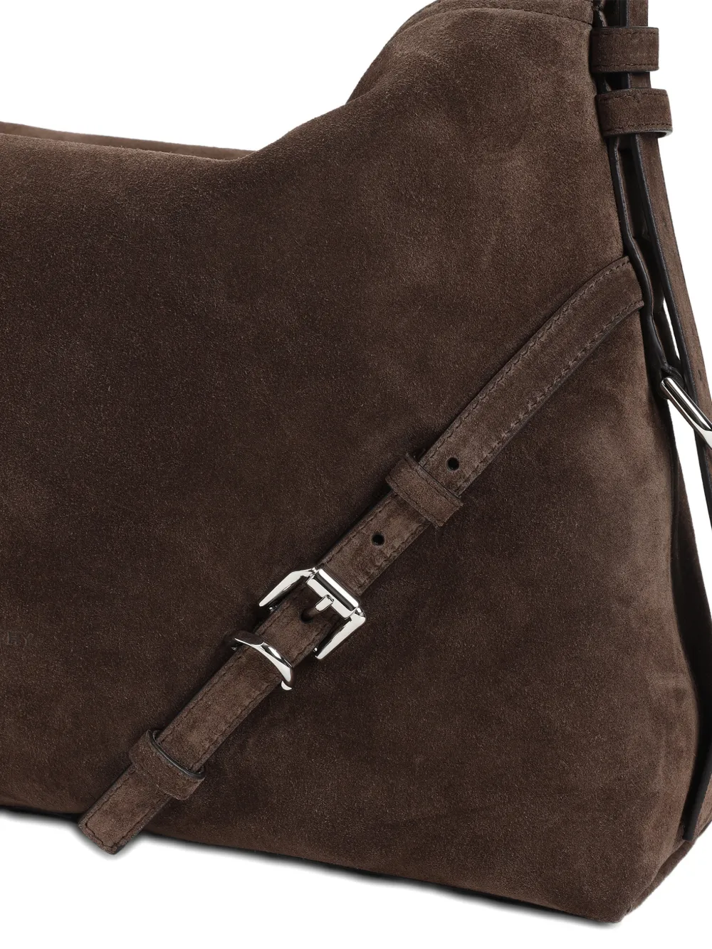 Givenchy Voyou medium schoudertas met gespdetail Bruin