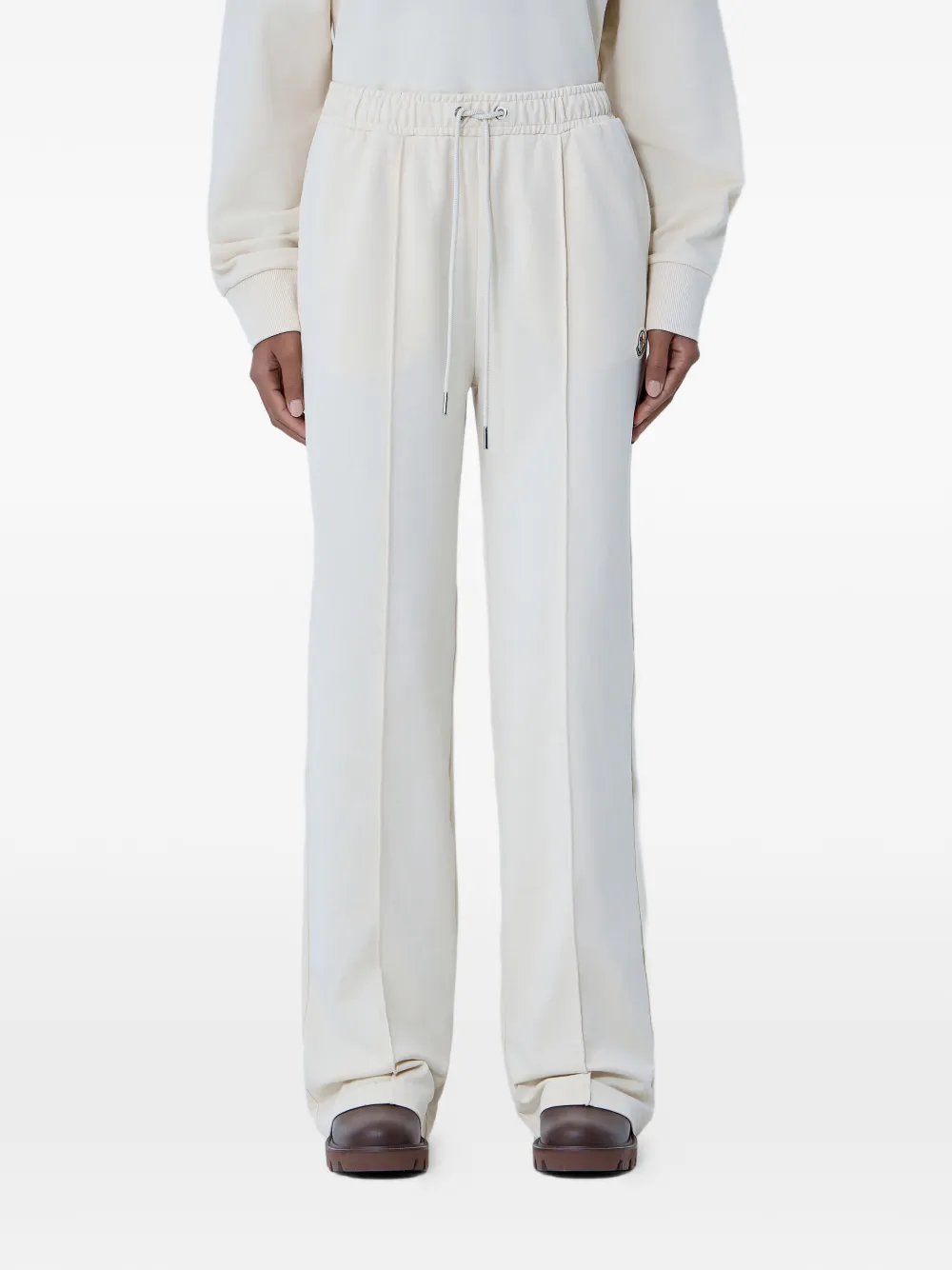 Moncler pantalones con parche del logo y cordones | neutro | Image 1
