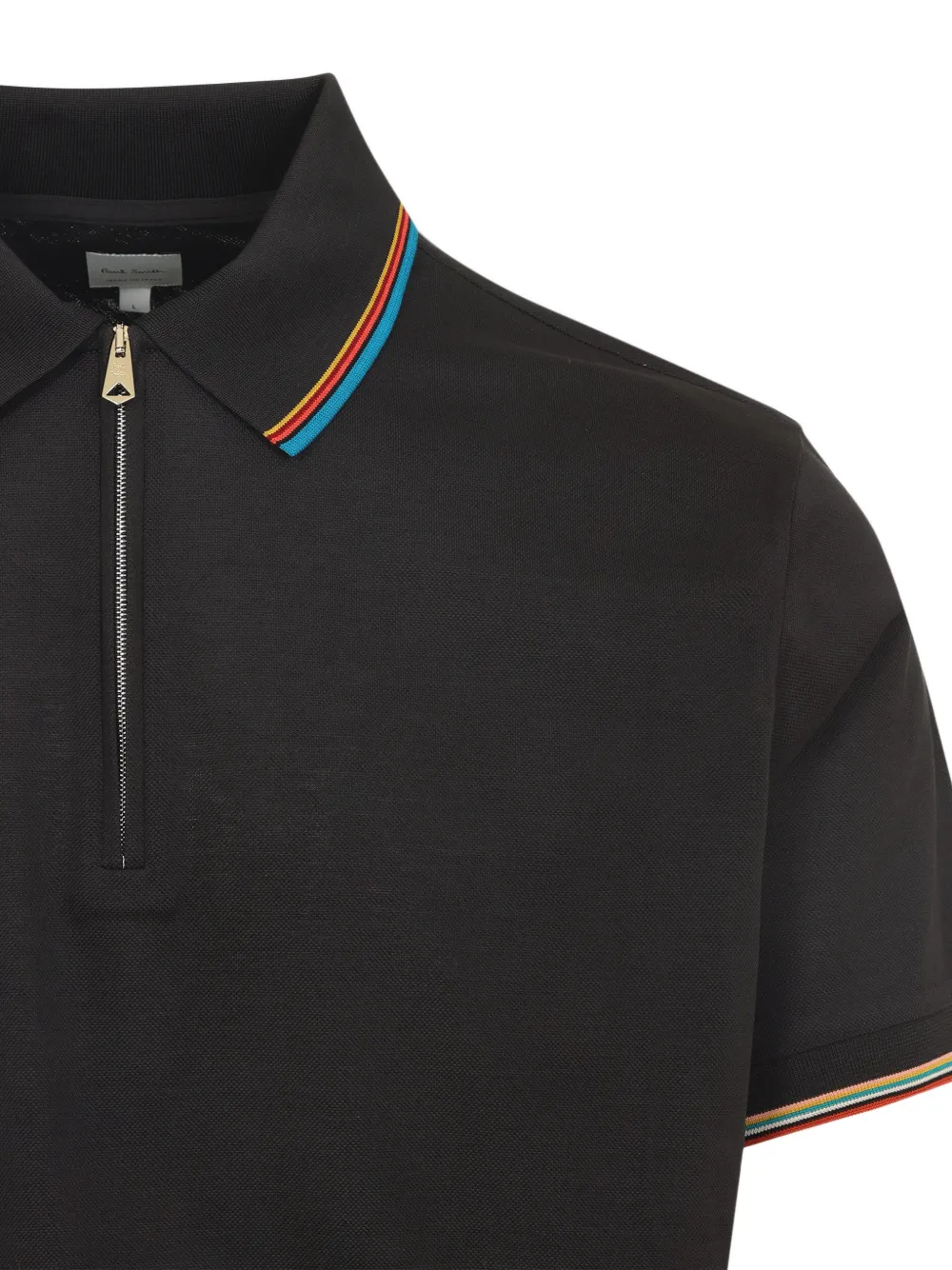 Paul Smith Poloshirt met rits Zwart