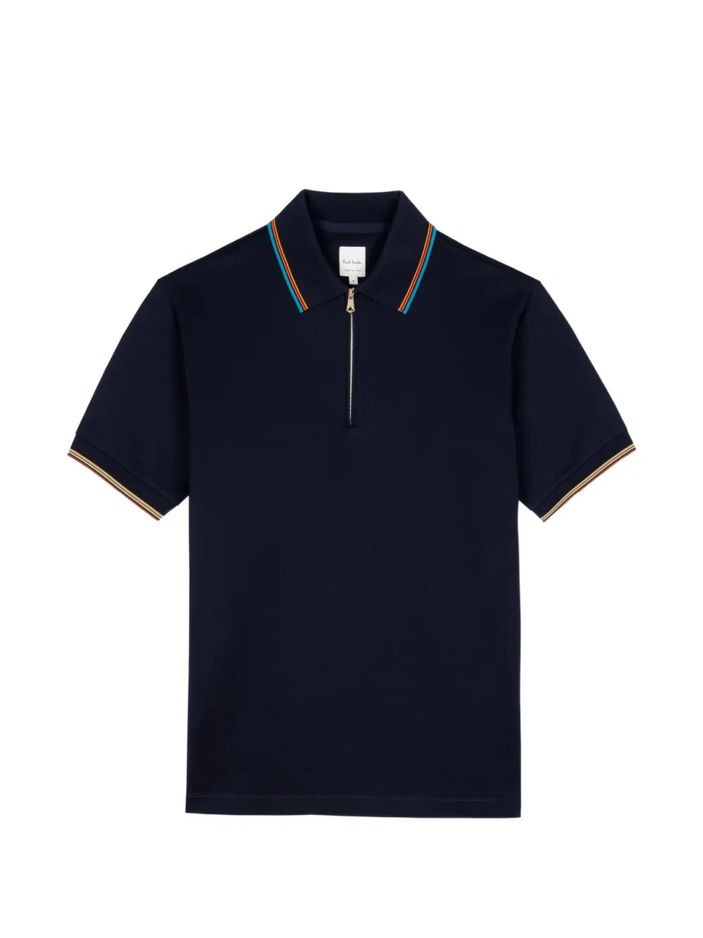Paul Smith zip-fastening polo shirt - Nero