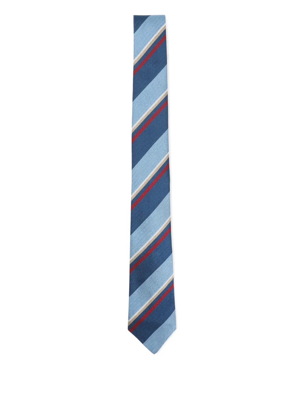 Paul Smith striped silk tie - Blau