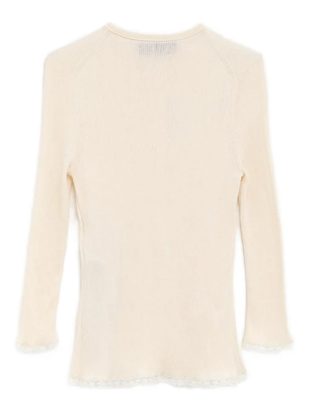 Gucci Vest met kanten afwerking Beige