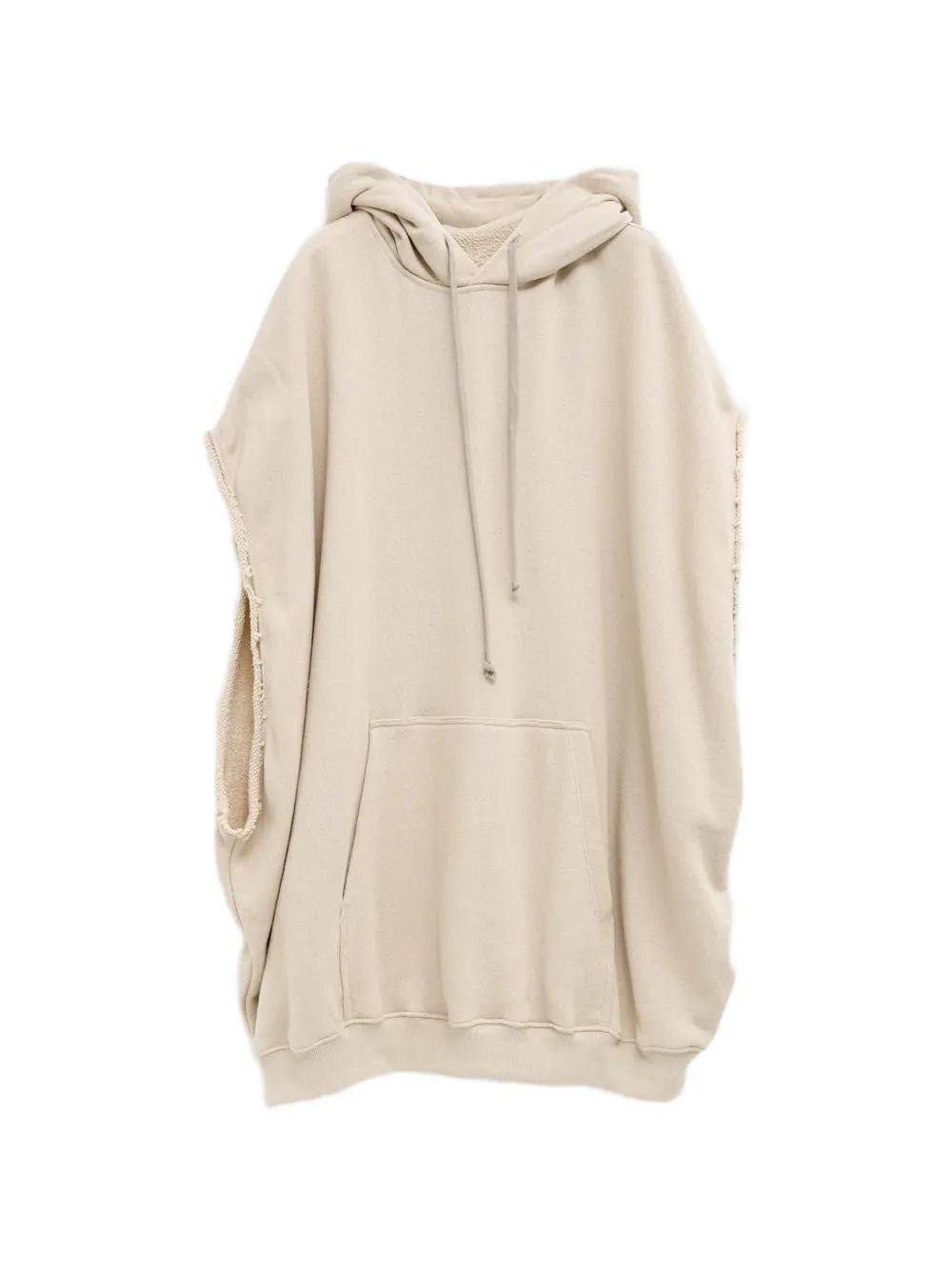 Rick Owens sleeveless hoodie - Toni neutri