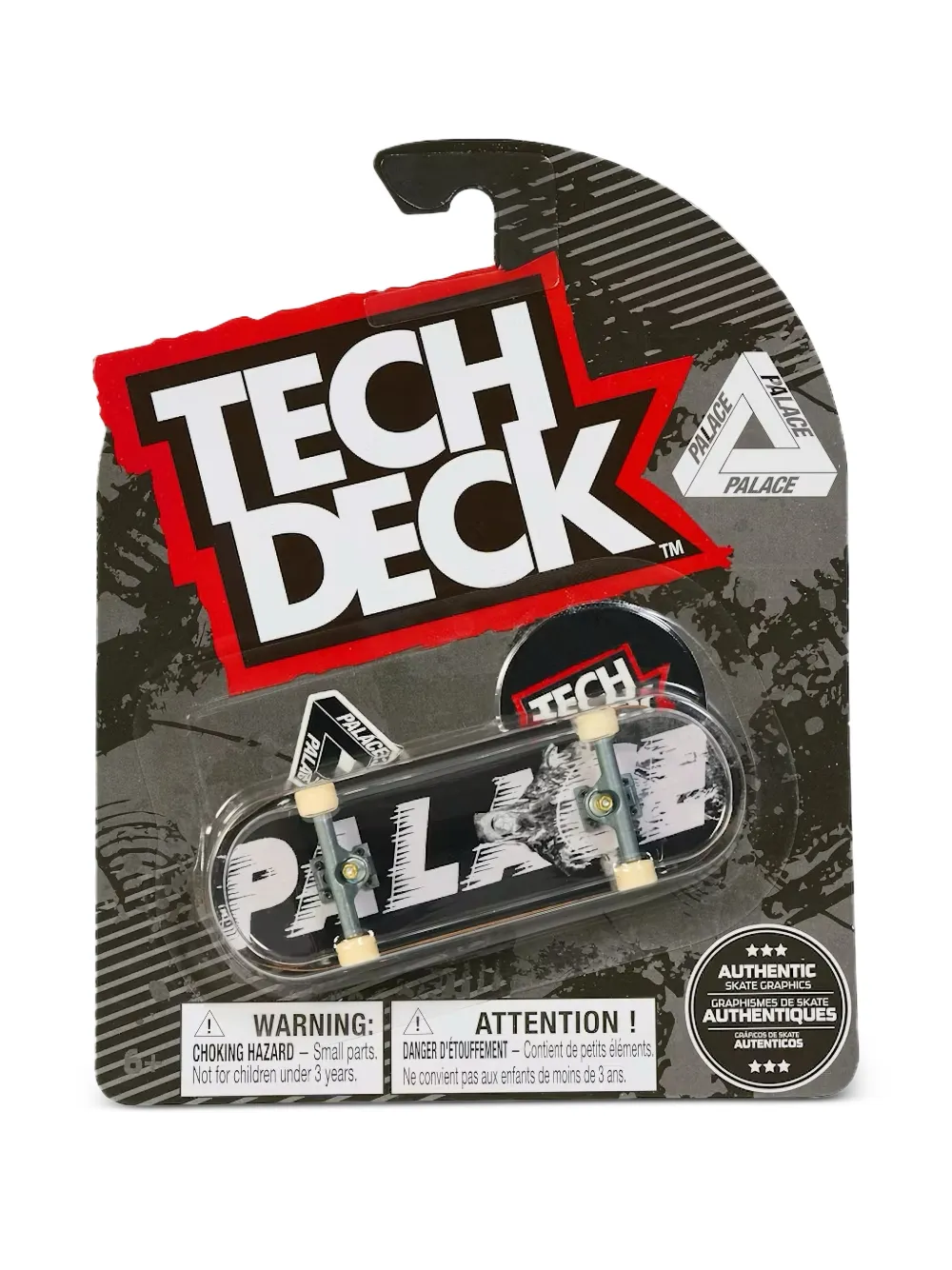 Palace Tech Deck Fingerboard mit grafischem Print - Schwarz