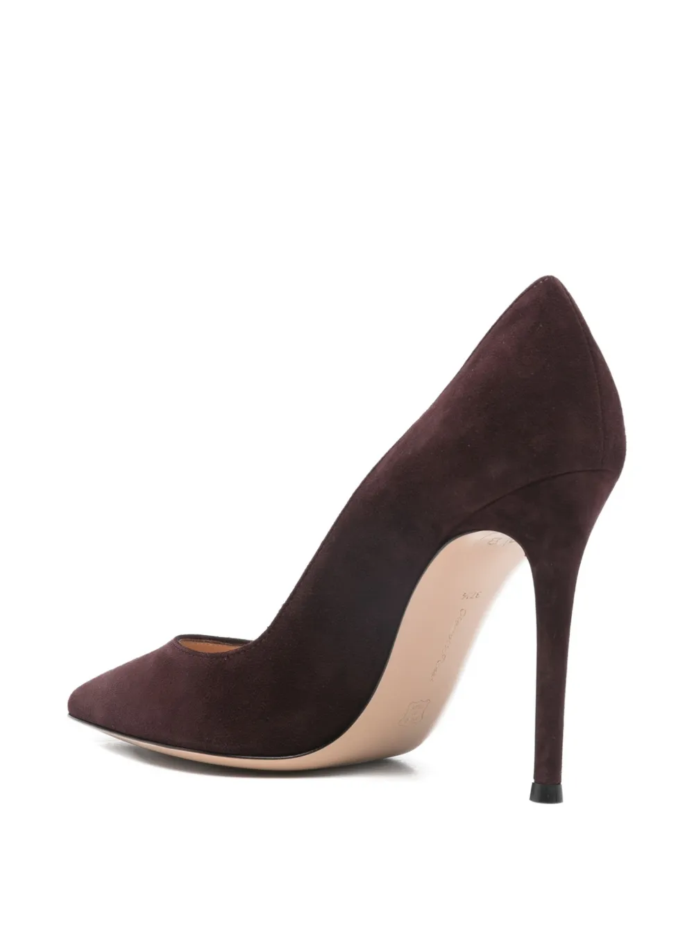 Gianvito Rossi Pumps met puntige neus Bruin