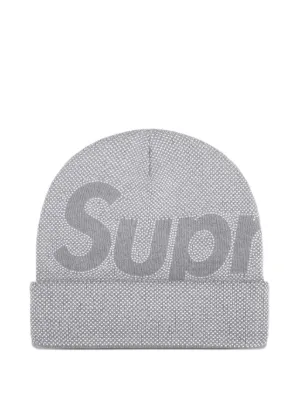 Supreme Big Logo Beanie | Brown | FARFETCH