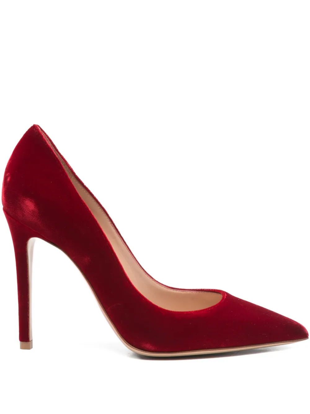 Gianvito Rossi Pumps in velluto - Rosso