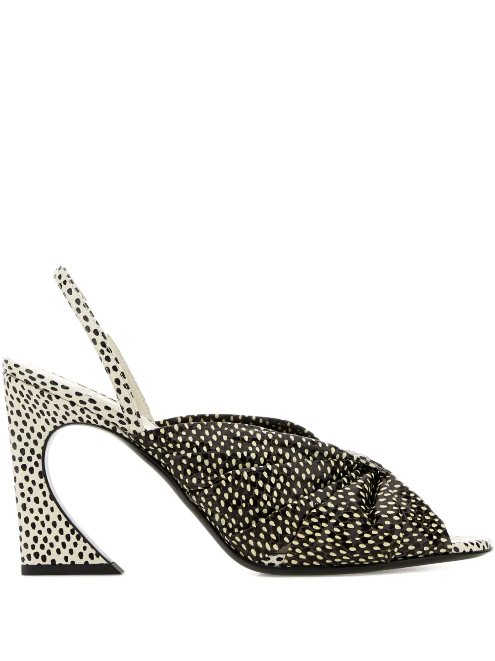 FENDI Arco sandalen met print Zwart