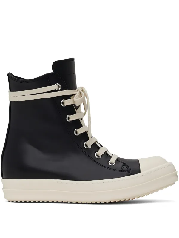 Rick Owens ハイカット スニーカー | ブラック | FARFETCH JP