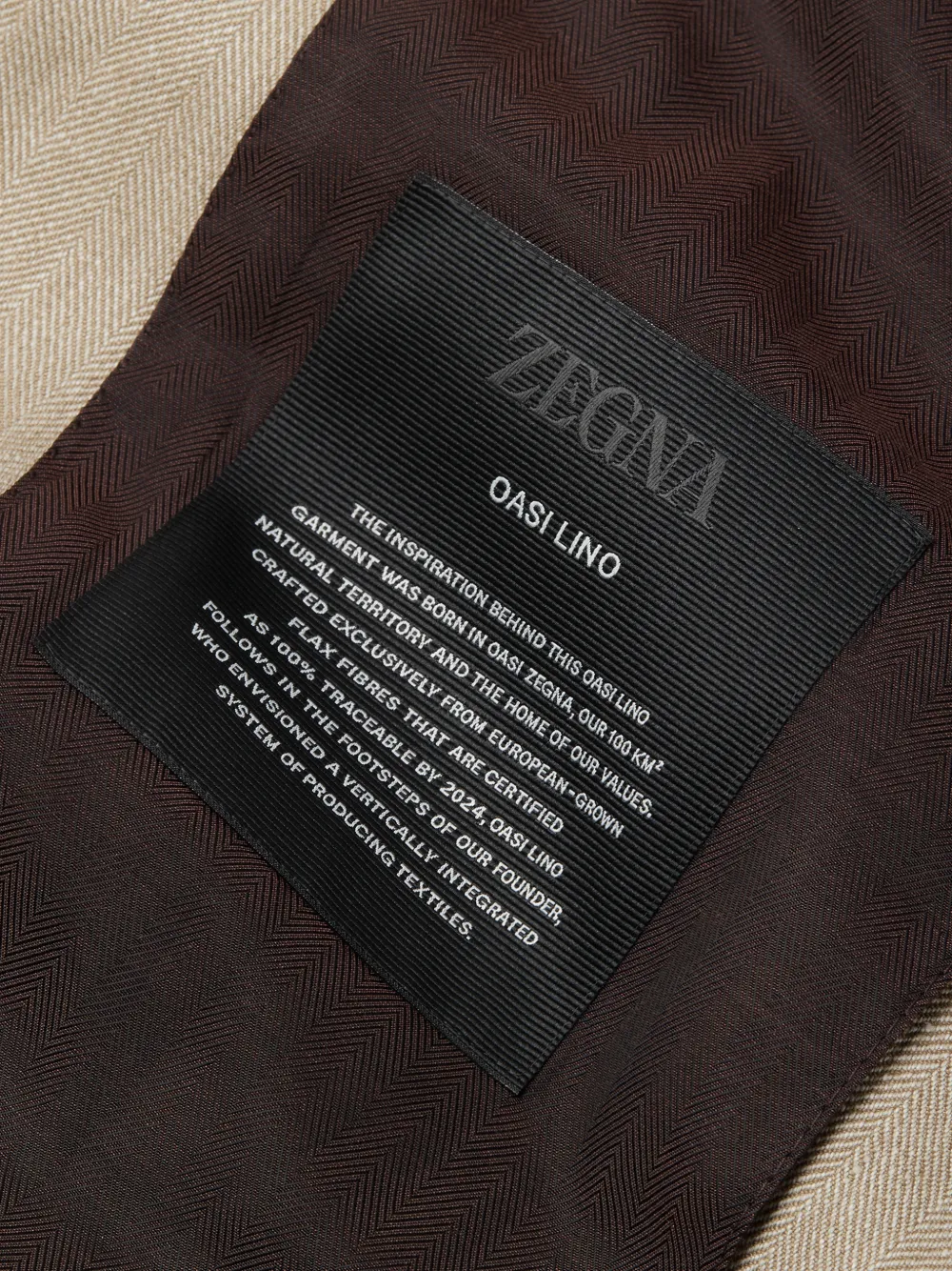 Zegna Oasi Lino blazer Beige