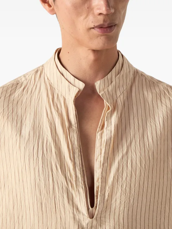 zegna dress shirt Men's Style Guide: Find the Perfect Shirt button rounded barrel cuffs ZEGNA - White and Grey