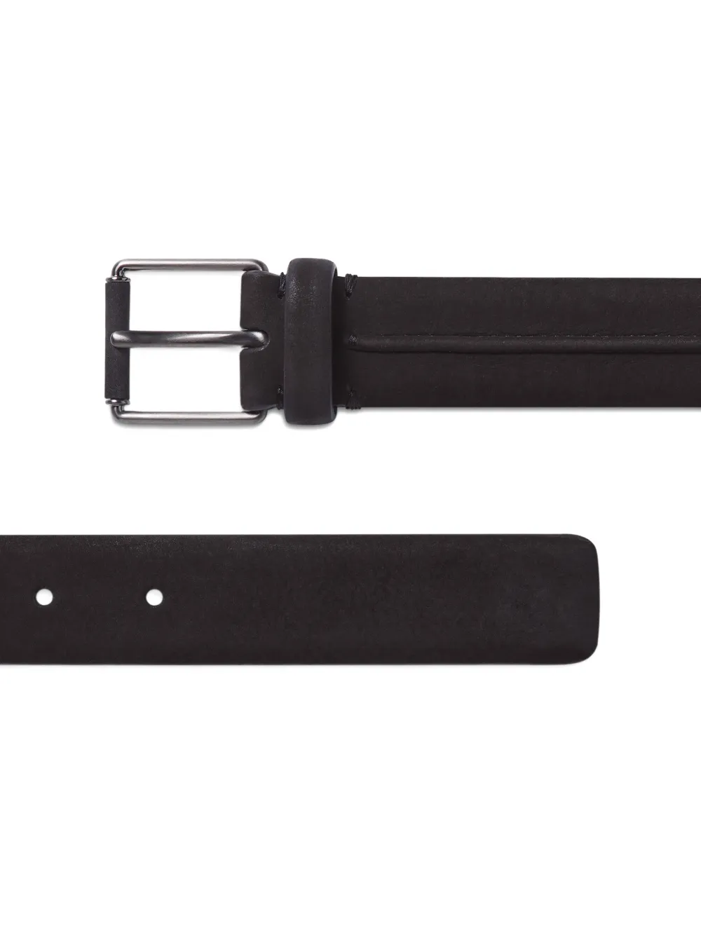  Zegna Nubuck Belt - Black 