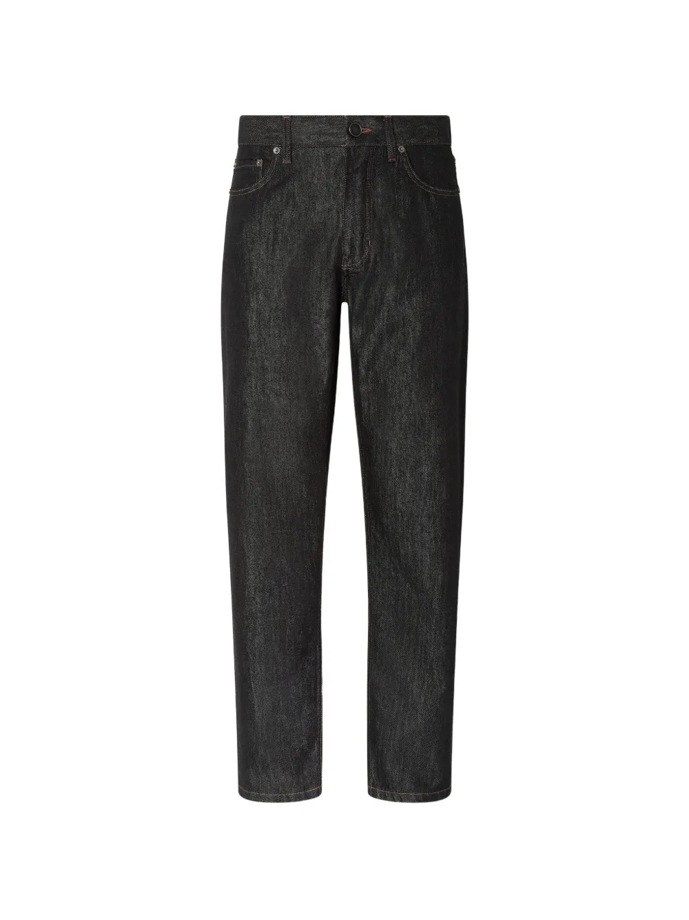 Zegna rinse-washed trousers - Black