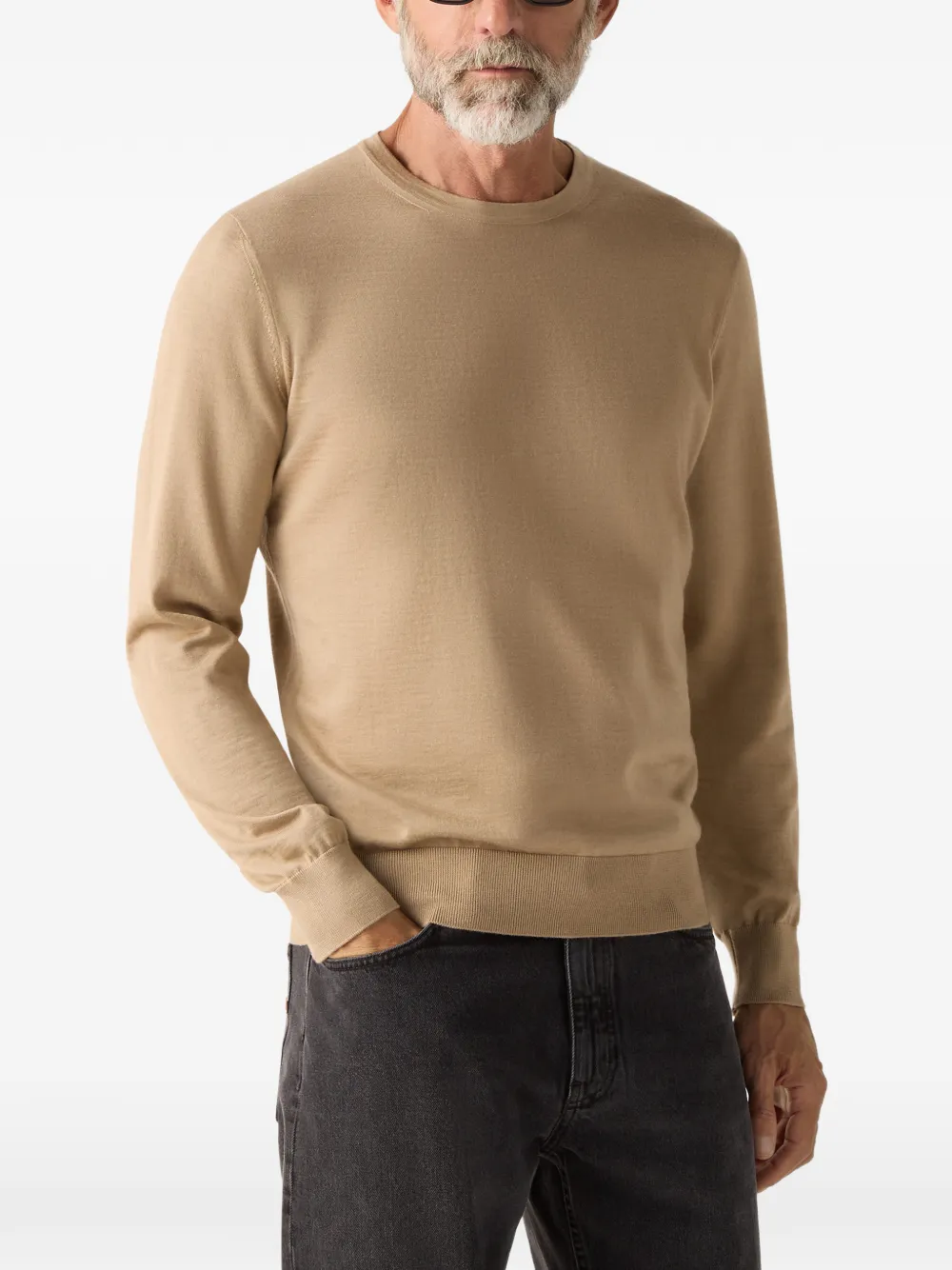  Zegna Crew-neck Sweater - Neutrals 