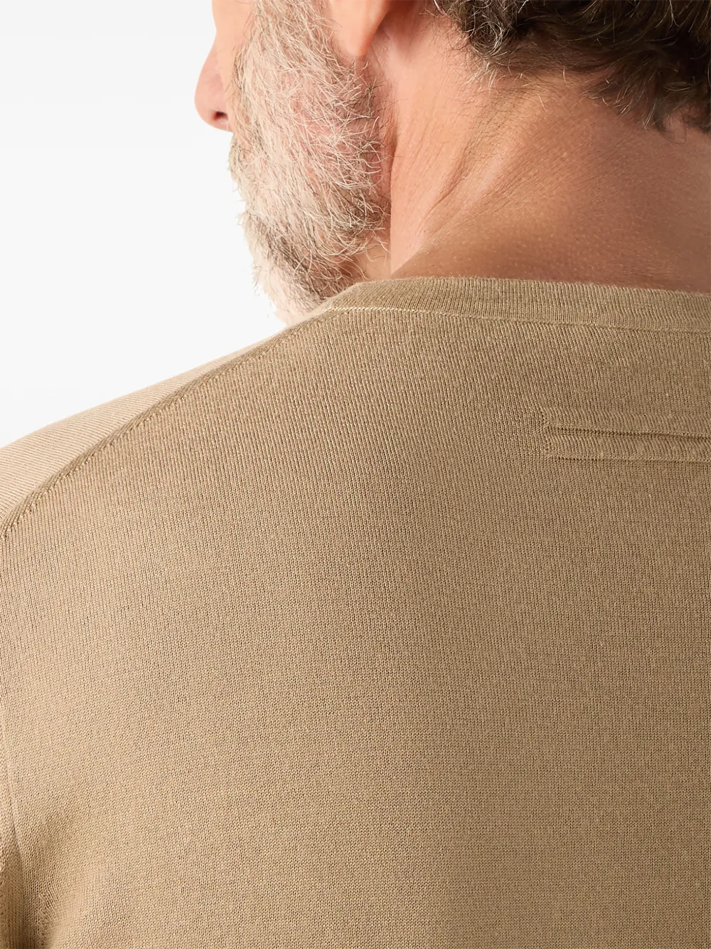 Zegna Trui met ronde hals Beige