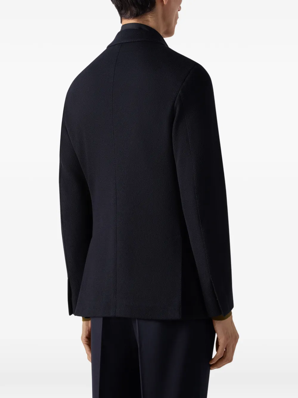 Zegna Blazer met klepzak Blauw