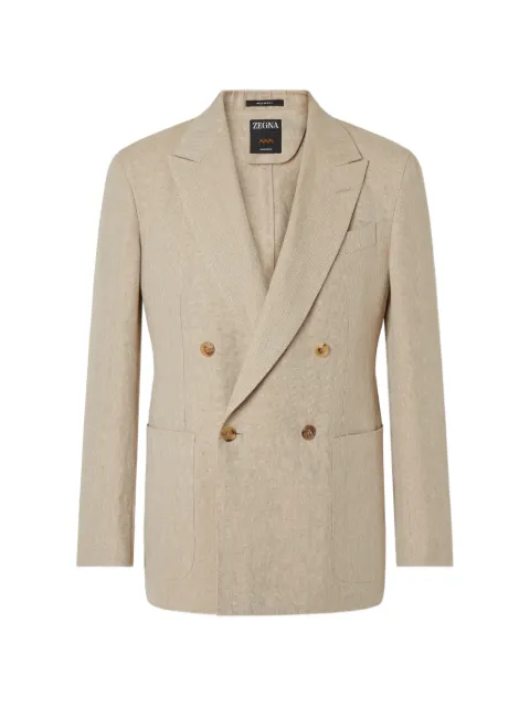 Zegna double-breasted oasi jacket