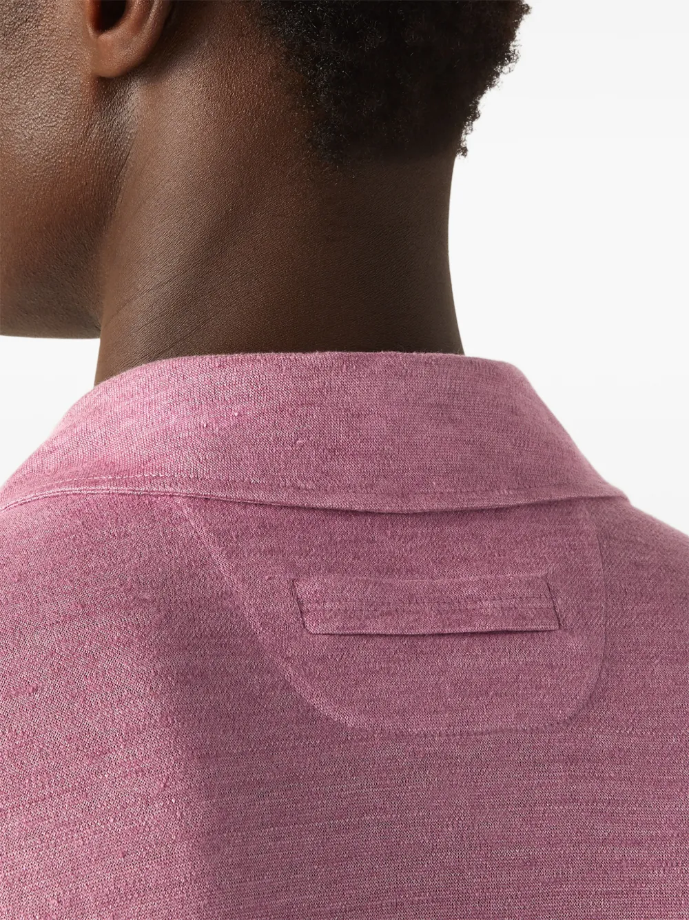 Zegna Poloshirt met korte mouwen Roze