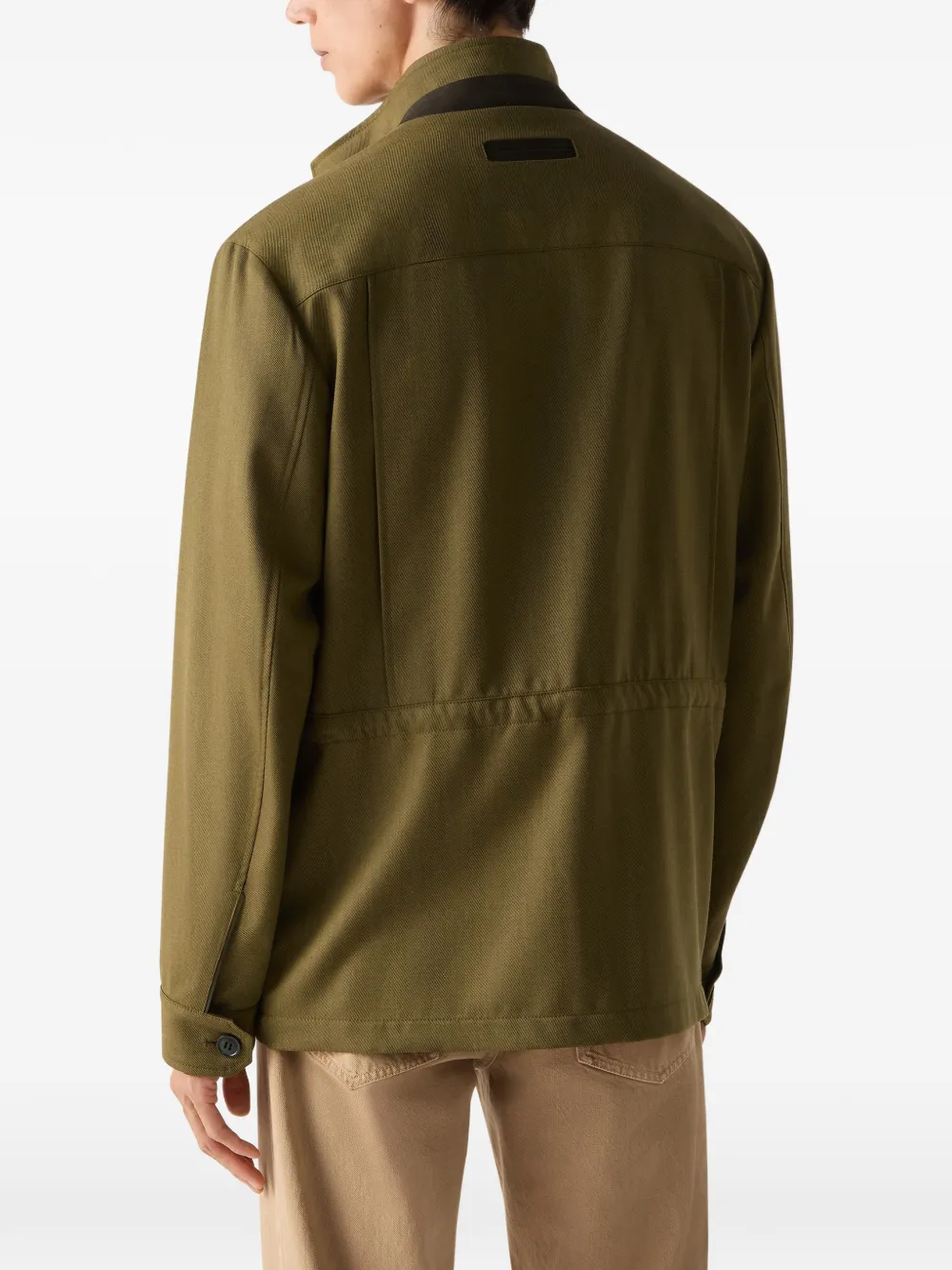 Zegna Shirtjack met vier zakken Groen
