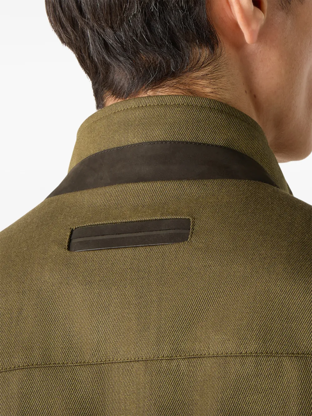 Zegna Shirtjack met vier zakken Groen