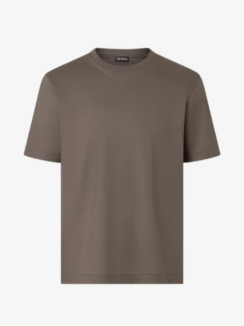 Zegna piquet cotton T-shirt