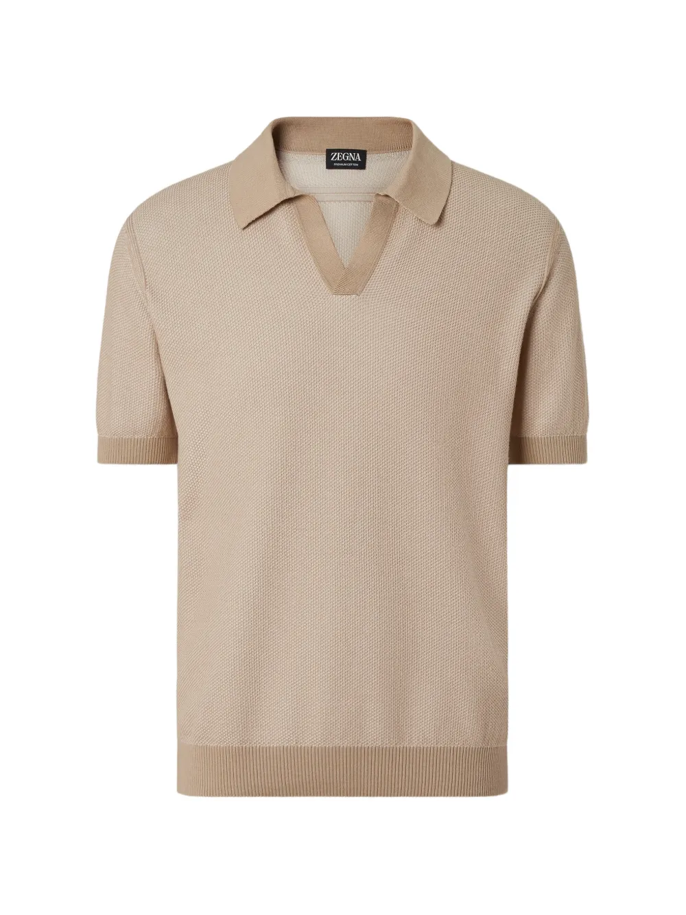 Zegna T-shirt con lavorazione in rilievo - Toni neutri