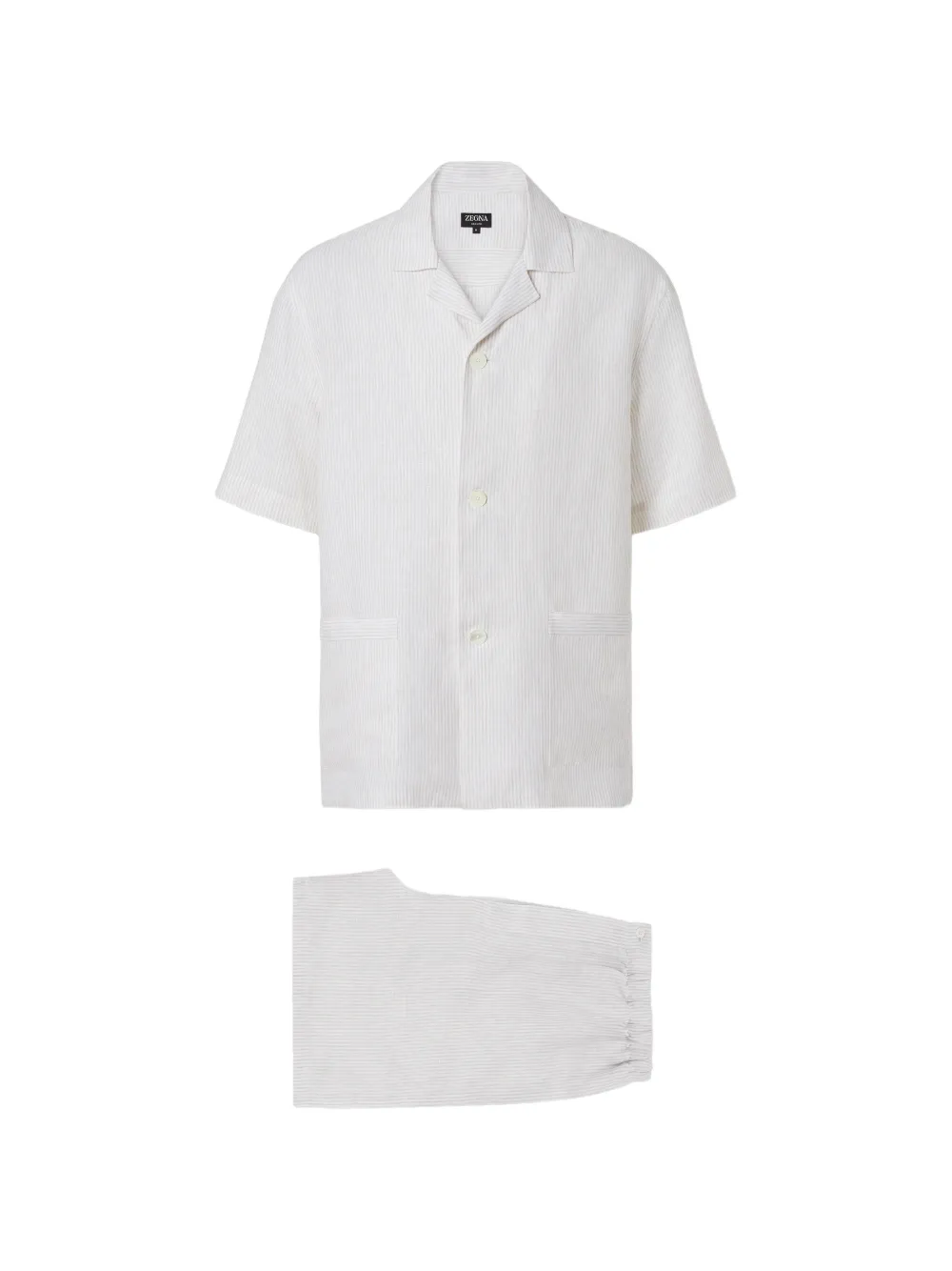 Zegna Pigiama Oasi Lino - Toni neutri
