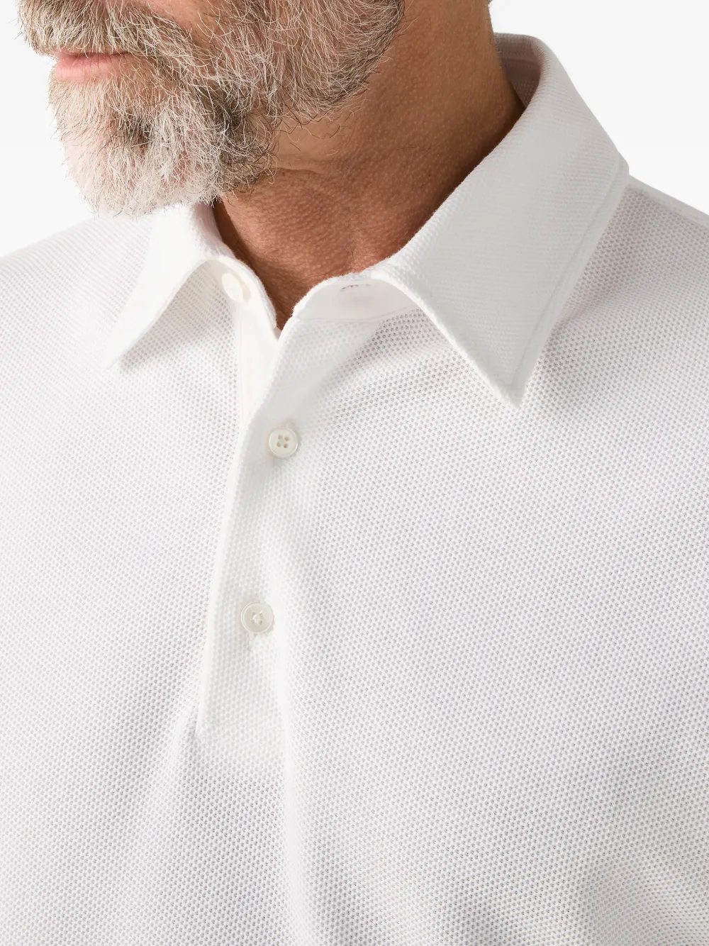 Zegna Katoenen poloshirt Wit