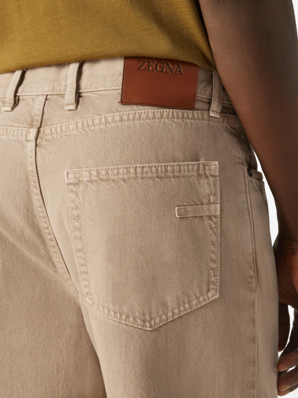 Zegna Roccia katoenen broek Beige
