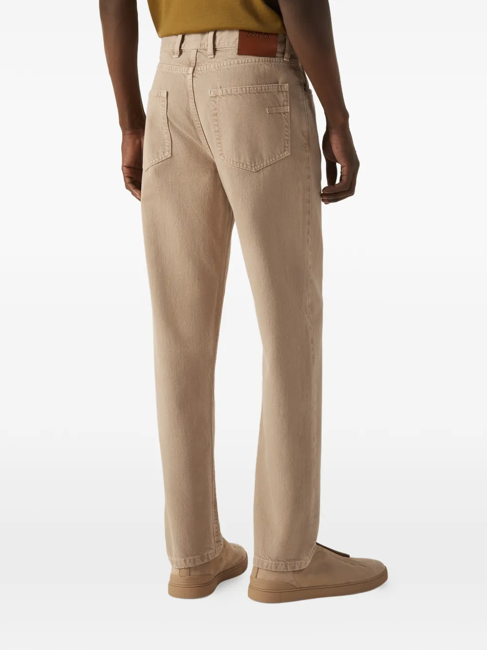 Zegna Roccia katoenen broek Beige