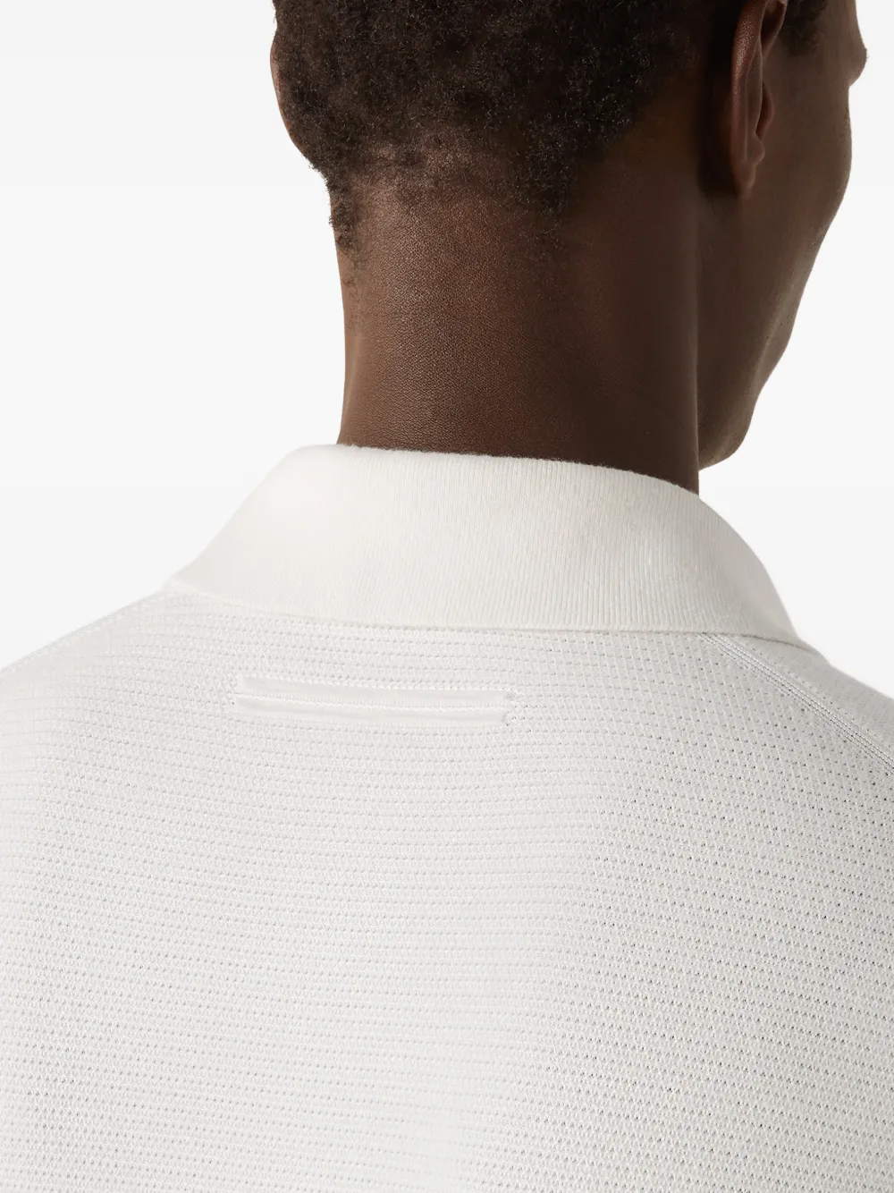 Zegna T-shirt met polokraag Wit