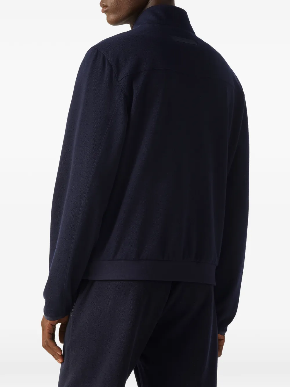 Zegna Trui met rits Blauw
