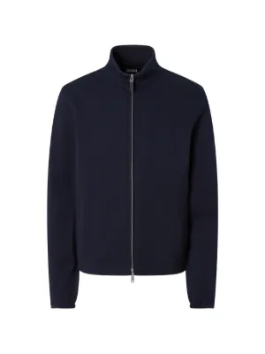Jil Sander Zip Technical Sweater | Blue | FARFETCH