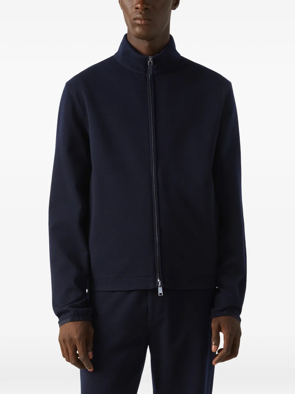 Zegna Trui met rits Blauw
